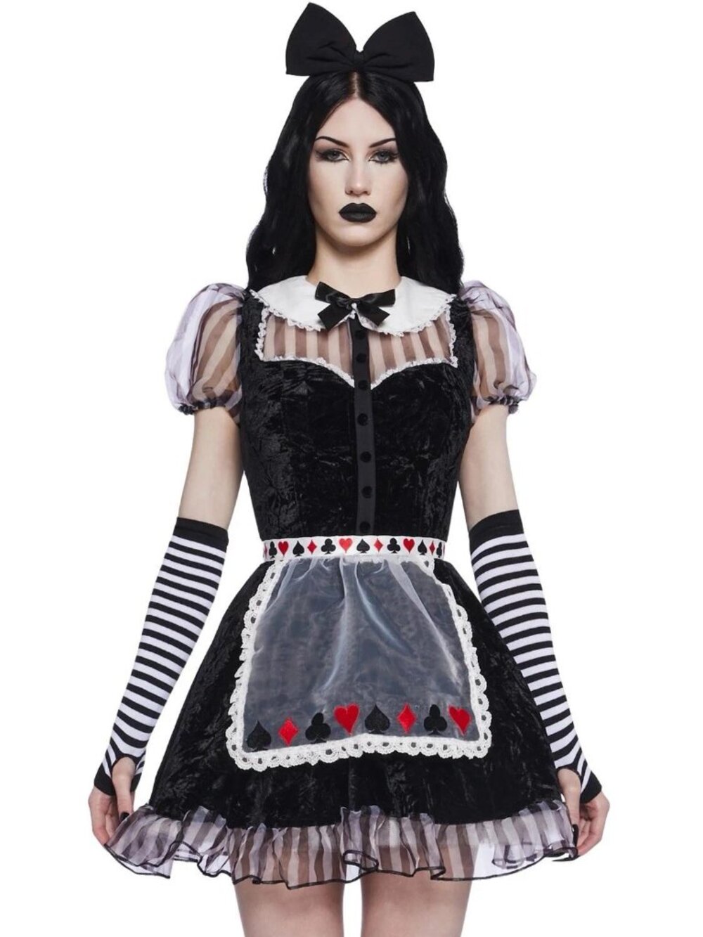 Dolls Kill Trickz N Treatz Malice in Wonderland Costume XXL NWT